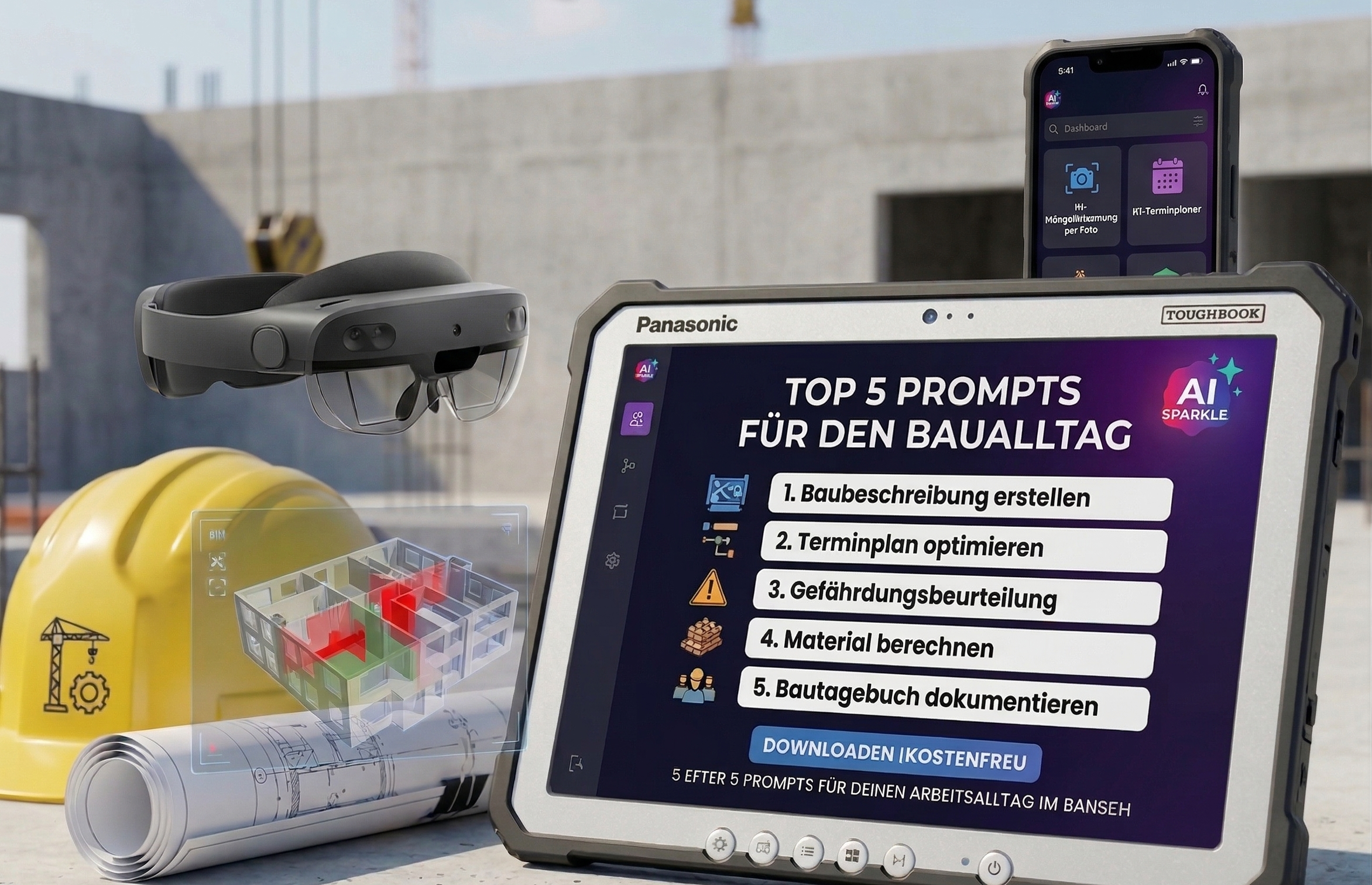 Top 5 Prompts für den Baualltag